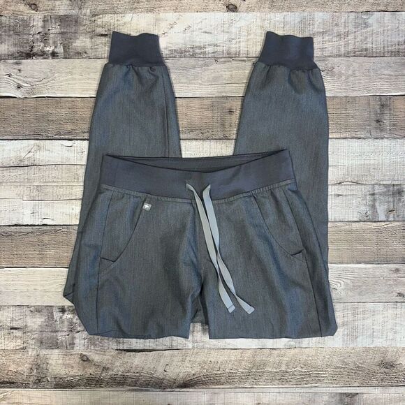 FIGS Zamora 2.0 Jogger Medical Nurse Scrubs Pants Grey Size XXS - Picture 1 of 8